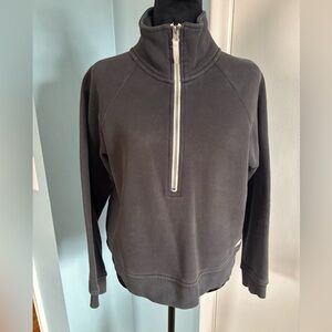 Black/dark gray Half-Zip Sweatshirt